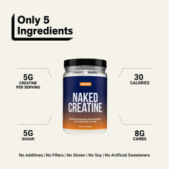 Orange Creatine Monohydrate Powder | Naked Creatine - 1.1LB