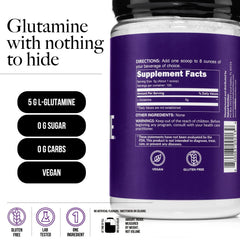 Glutamine Powder | Naked Glutamine 500g