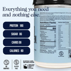Caramel Collagen Peptides Powder | Naked Collagen - 1.2 LB