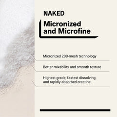 Creatine Monohydrate Powder | Naked Creatine - 1.1LB