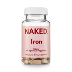 Daily Iron Supplement | Naked Iron - 60 Capsules