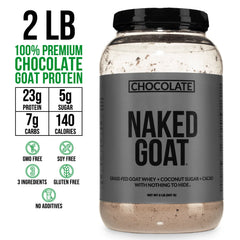 Chocolate Goat Whey Protein Powder | Naked Goat - 2lb