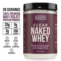 Grape Whey Protein Isolate | Clear Naked Whey